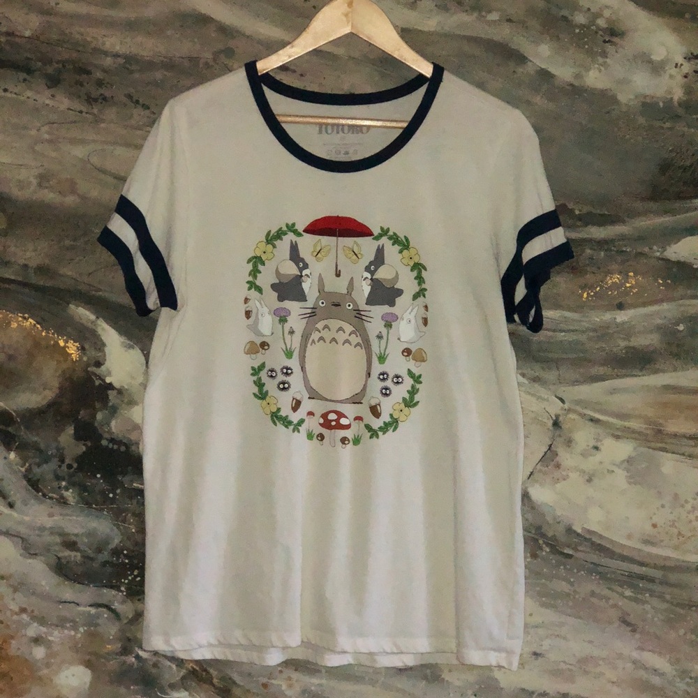 Totoro Ringer Tee